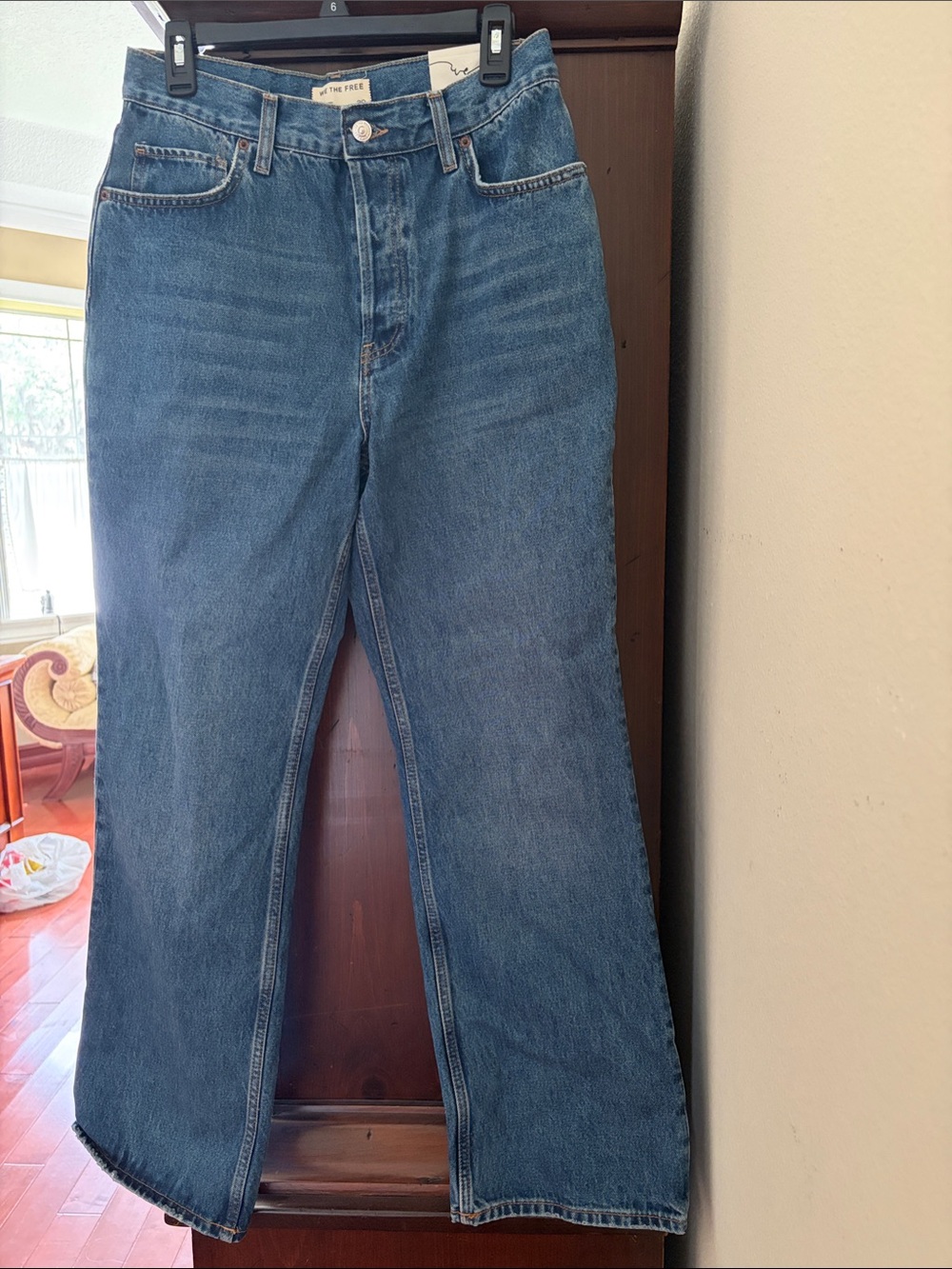 We The Free High-Rise Wide Leg Blue Jeans Holly high rise bootcut
